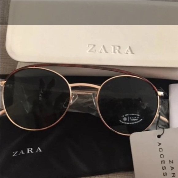 Zara Accessories - Zara Aviator Circular Sunglasses